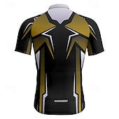 ieftine Tricouri pentru bărbați-Bărbați Jersey de ciclism Manșon scurt Bicicletă Tricou Tee Jerseu cu 3 buzunare spate Ciclism montan Respirabil Uscare rapidă Proiectare anatomică Wicking Galben Rosu Albastru Sport Îmbrăcăminte