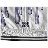 abordables Maillots pour hommes-Homme Maillot Velo Cyclisme Manche Courte Cyclisme Tee-shirt Maillot avec 3 poches arrière VTT Vélo tout terrain Respirable Séchage rapide Conception anatomique Mèche Violet Des sports Vêtement Tenue