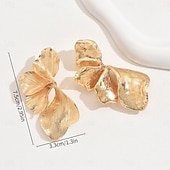 cheap Weddings &amp; Events-Women&#039;s Earrings Classic Flower Stylish Earrings Jewelry Gold For Wedding Party 1 Pair