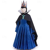 cheap Girls&#039; Costumes-Snow White Venom The Evil Queen Dress Cosplay Costume Cloak Carnival Costume Dress Up Movie Cosplay for Girls&#039; Kid&#039;s Halloween Carnival World Book Day Performance Party
