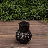 cheap Landscape Lights-4 Pcs Led Outdoor Solar Lights Patio Lights Powered Small Hanging Ball Flame Lamp Hollow Hanging Lamp Tree Branch Atmosphere Led Lamp Courtyard Garden Pendant Light