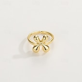 economico I regali-anello con lettera personalizzata, regalo per la mamma, anello con alfabeto regolabile placcato oro 18k, finitura liscia, anello iniziale a fascia aperta, gioielli eleganti per le donne