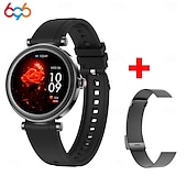 abordables Pulseras inteligentes-696 CF37 Reloj inteligente 1.27 pulgada Pulsera inteligente Bluetooth Podómetro Recordatorio de Llamadas Seguimiento del Sueño Compatible con Android iOS Mujer Hombre Llamadas con Manos Libres