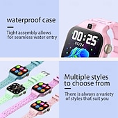 abordables Montres connectées-Montre intelligente 696 ALDT8 Tracker de fitness ECG PPG Appel Bluetooth Rappel Android iOS IP67 46mm 1,89&quot;