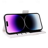 Недорогие Чехлы для iPhone-Чехол для iPhone 16 Pro Max Plus iPhone 15 Pro Max Plus iPhone 14 13 12 11 Pro Max Plus Mini флип-крышка с подставкой магнитная с запястьем ретро TPU PU кожа