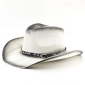 levne Klobouk Fedora-Pánské Sluneční klobouk Kovbojský klobouk Krémová Světlá růžová Slaměný provaz Retro styl Módní 18. století Denní Tématický večírek Plná / Jednobarevná Proti sluci cosplay