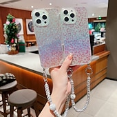 Недорогие Чехлы для iPhone-Чехол для телефона для iPhone 16e iPhone 16 Pro Max Plus iPhone 15 Pro Max Plus iPhone 14 13 12 11 Pro Max Plus Mini чехол с ремешком ударопрочный ретро TPU PC
