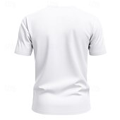 cheap Men&#039;s Casual T-shirts-Men&#039;s Tee Short Sleeve Shirt Tee Top Short Sleeve Crewneck Spring &amp;  Fall Solid / Plain Color Fashion Designer Quick Dry Vacation Street Going out Black White Red Top Tee for Men