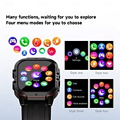 levne Chytré hodinky-696 Chytré hodinky Fitness Tracker ECG PPG Bluetooth Upozornění na hovor Android iOS IP67 44mm 1.96
