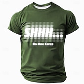 preiswerte Lustige T-Shirts für Männer-Herren Unhöfliches Anstößiges Optische Illusion T-Shirt Kurzarm T-Shirt 3D Druck Rundhals T-Shirt Mode Alltag Straße Alltag Schwarz Rot Blau Sommer Frühling Bekleidung Apparel S M L XL XXL XXXL