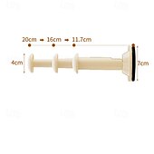 cheap Bathroom Gadgets-Suction Cup Clothes Hanger Rack, No-Drill Retractable Wall-Mounted Drying Rack for Balcony and Home Organization