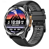 お買い得  スマートウォッチ-iMosi HD300 スマートウォッチ 1.43 インチ スマート·ウォッチ ブルートゥース 歩数計 着信通知 睡眠サイクル計測器 と互換性があります Android iOS 女性 男性 ハンドフリーコール 防水 メディアコントロール IP68 47mmウォッチケース