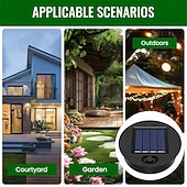 Недорогие Ландшафтные огни-светодиодный солнечный светильник, держатель для уличного освещения, садовый светильник, настенный светильник, подвесной светильник, источник света, декоративная лампа 1 шт.