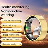 Χαμηλού Κόστους Smartwatch-Νέο Έξυπνο Δαχτυλίδι Παρακολούθηση Καρδιακού Ρυθμού Ύπνου Άσκηση Μέτρηση Βημάτων Απομακρυσμένη Φροντίδα