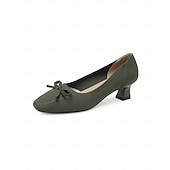 levne Block Heels-dámské lodičky z úpletu na nízkém podpatku – prodyšné lehké pohodlné boty do kanceláře, do práce i na běžné nošení