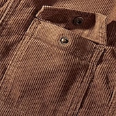 abordables Exterior-Hombre Pantalón Corto Cargo Pantalones cortos casuales Pantalones cortos de pana Botones Multi bolsillo Pierna recta Plano Transpirable Dispersor de humedad Longitud de la rodilla Exterior Casual