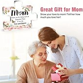 economico Forniture per feste-affascinante targa puzzle a forma di fiore in acrilico - regalo perfetto per la mamma da parte di figlia o figlio ideale per compleanni natale &amp;anniversari elegante arredamento scrivania