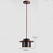 abordables Suspension-2 lumières 3 lumières 20 cm Design Unique conception avec îlot Suspension Bois Pierre Finitions peintes Moderne Style Nordique 85-265V