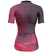 abordables Maillots pour femmes-Femmes Maillot de cyclisme Manche Courte Cyclisme T-shirt Maillot avec 3 poches arrière VTT Vélo tout terrain Respirant Séchage Rapide Design Anatomique Évacuation de l&#039;Humidité Rose Bleu Vert foncé