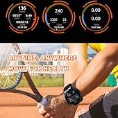 Χαμηλού Κόστους Smartwatch-696 SK50 Εξυπνο ρολόι 1.93 inch Έξυπνο ρολόι Bluetooth Βηματόμετρο Υπενθύμιση Κλήσης Παρακολούθηση Ύπνου Συμβατό με Android iOS Γυναικεία Άντρες Κλήσεις Hands-Free Υπενθύμιση Μηνύματος IP 67