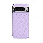abordables Otras carcasas-teléfono Funda Para Google Píxel 9 Pro Pixel 9 Pro XL Pixel 8 Pro Pixel 8 Funda Trasera con Soporte Ranura para tarjetas Antigolpes Retro TPU Cuero de PU