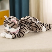 billiga Gosedjur-naturtrogen animatronisk katt - realistisk mjuk päls  &amp; spinna - terapi gosedjur