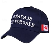 economico Cappellino da baseball da uomo-Per uomo Cappellino da Baseball Cappello da Sole Cappello da Camionista Nero Vino Misto Poli / Cotone Ricamato Moda Casual Quotidiano Weekend Bandiera Personaggio &amp; Slogan Regolabile Protezione