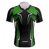 ieftine Tricouri pentru bărbați-Bărbați Jersey de ciclism Manșon scurt Bicicletă Tricou Tee Jerseu cu 3 buzunare spate Ciclism montan Respirabil Uscare rapidă Proiectare anatomică Wicking Galben Rosu Albastru Sport Îmbrăcăminte