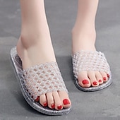 billige Hjem Tøfler-Krystall Slippers Kvinner Hjem Ikke Glatt Luktfri Tyk Kvalitet Holdbar Dusj Slippers Rett Drag Kvinner