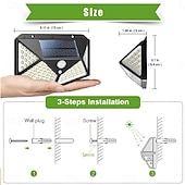 cheap Plug-in Night Light-Led Outdoor Wall Lights Portable Solar Energy Suitable For Indoor And Outdoor Camping Strong Lighting 100led Solar Light