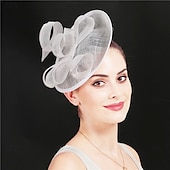 preiswerte Faszinator-Kopfstück Federn Sinamay Hochzeit Abendgesellschaft Elegant Hochzeit Mit Feder Kopfschmuck Kopfbedeckung