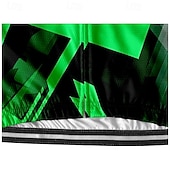 Недорогие Мужские джерси-Муж. Велокофты Геометрический принт С короткими рукавами Велоспорт Футболка Футболка Джерси с 3 задними карманами Горные велосипеды Быстровысыхающий Анатомический дизайн Фитиль Дышащий Виды спорта