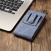 levne univerzální taška na telefon-pánské pouzdro pouzdro na mobil poutko na opasek rekvizity pu kožená peněženka telefon peněženka vintage opasek ochranné pouzdro na mobilní telefon