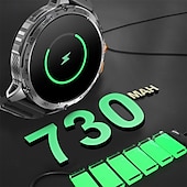 levne Chytré hodinky-696 K69 Chytré hodinky 1.75 inch Inteligentní hodinky Bluetooth Záznamník hovorů Měřič spánku Monitor srdečního tepu Kompatibilní s Android iOS Dámské Muži Hands free hovory Záznamník zpráv IPX-0