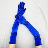 preiswerte Handschuhe für die Party-Samt Ellenbogen Länge Handschuh Party / Abend / Luxus Mit Pure Farbe Hochzeit / Party-Handschuh