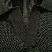 preiswerte Herren Elite Polo-Herren Polo Strick-Polopullover Formell Arbeit Möwenhalsband Kurzarm Einfarbig Stripe-Trim Streifen Sommer Frühling Marineblau Khaki Armeegrün Polo