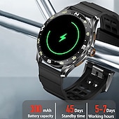 billige Smartklokker-696 Y88 Smart Klokke Trenings Tracker EKG PPG Bluetooth Anropspåminnelse Android iOS IP67 41mm 1.43