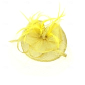 levne Fascinátory a klobouky-Fascinátory Organza Baret 30. léta Se širší krempou Dovolená Čajový dýchánek Kentucky Derby Dostih Dámský den Elegantní Vinobraní Jednoduchý S Peří Čistá Barva Přílba Pokrývky Hlavy