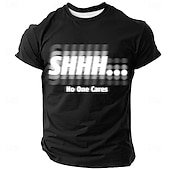 preiswerte Lustige T-Shirts für Männer-Herren Unhöfliches Anstößiges Optische Illusion T-Shirt Kurzarm T-Shirt 3D Druck Rundhals T-Shirt Mode Alltag Straße Alltag Schwarz Rot Blau Sommer Frühling Bekleidung Apparel S M L XL XXL XXXL