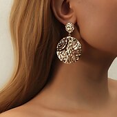 abordables Boucles d&#039;oreilles-Femme Boucles d&#039;Oreille Classique Boule mode Des boucles d&#039;oreilles Bijoux Dorée Pour Mariage Soirée 1 paire