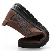 levne Pánské nazouváky a mokasíny-pánské hnědé ležérní slip-on boty se strukturovanou tkaninou, pohodlné a stylové pro každodenní nošení a kancelářské použití