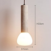 abordables Suspension-33 cm Design de Lanterne Suspendue Formes Géométriques Suspension Pierre Verre Style Artistique Style Formel Le style rétro ancien Traditionnel / Classique 110-120V 220-240V