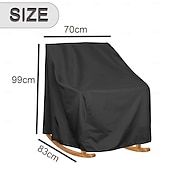 Χαμηλού Κόστους Κάλυμμα Καναπέ-Έπιπλα εξωτερικού χώρου κήπου καλύμματα κουνιστή καρέκλας βεράντας, αδιάβροχα καλύμματα κουνιστή καρέκλας αυγών βεράντας, περιστρεφόμενο κάλυμμα καρέκλας, ταιριάζει ως βαθύ κάλυμμα καθίσματος σαλονιού