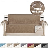 cheap Sofa Cover-Waterproof Couch Cover for Cushion Couch Sofa Cover for Dogs Water Resistant Furniture Protector Cover with Foam Sticks Elastic Straps for Pet Cat