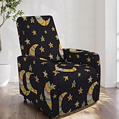 baratos Cobertura de Sofa-capa para espreguiçadeira, padrão geométrico, capas de poliéster, removíveis e elásticas, perfeitas para proteção de móveis de sala de estar ou quarto