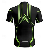 abordables Maillots pour hommes-Homme Maillot Velo Cyclisme Manche Courte Cyclisme Tee-shirt Maillot avec 3 poches arrière VTT Vélo tout terrain Respirable Séchage rapide Conception anatomique Mèche Jaune Rouge Bleu Des sports