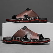 abordables Sandalias casuales-Sandalias de exterior sin cordones para hombre con diseño ergonómico: ideales para playa, deportes al aire libre y uso informal.