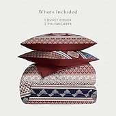 abordables 100% Coton-Housse de couette mandala ethnique taille double ensemble de literie en coton ensembles de lit housse de couette douce légère avec 2 taies d&#039;oreiller pour l&#039;été le printemps