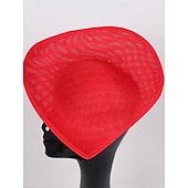 abordables Fascinators-Coiffe Tulle Mariage Élégant ancien Avec Plume Casque Couvre-chef