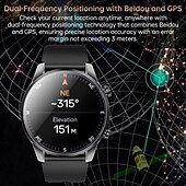Недорогие Смарт-часы-696 G100 Умные часы 1.43 дюймовый Смарт Часы Bluetooth Педометр Напоминание о звонке Датчик для отслеживания сна Совместим с Android iOS Мужчины Хендс-фри звонки Напоминание о сообщении IPX-0